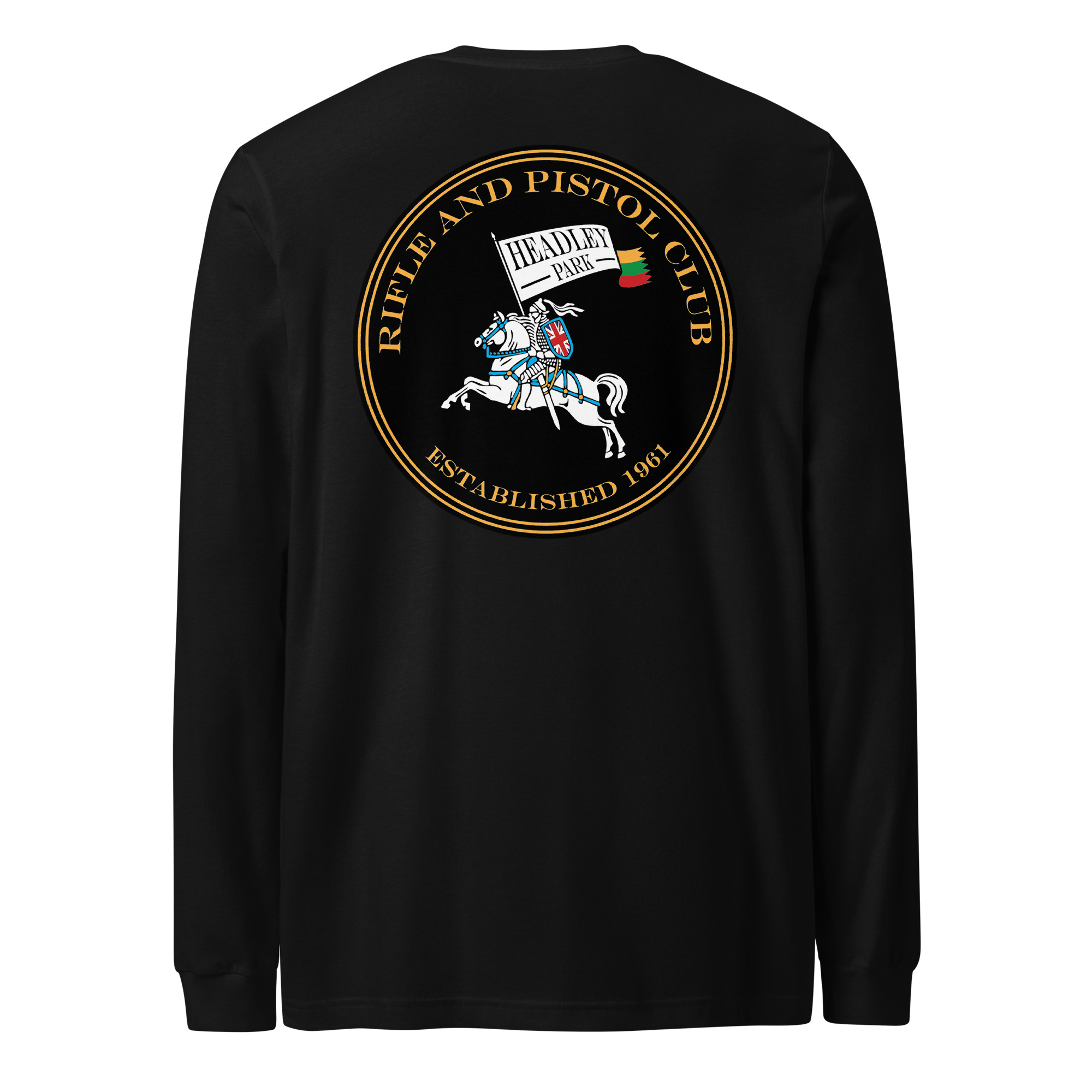 Headley Park Shooters Unisex Long Sleeve Tee (With Back Print Logo) - Image 3