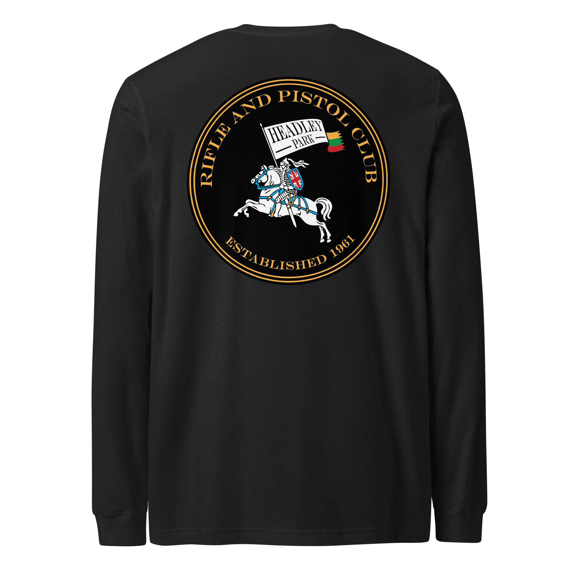 Headley Park Shooters Unisex Long Sleeve Tee (With Back Print Logo) - Image 2