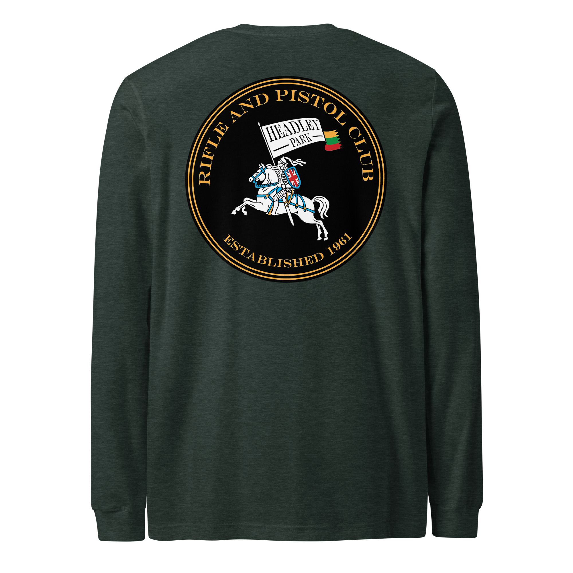 Headley Park Shooters Unisex Long Sleeve Tee (With Back Print Logo) - Image 6
