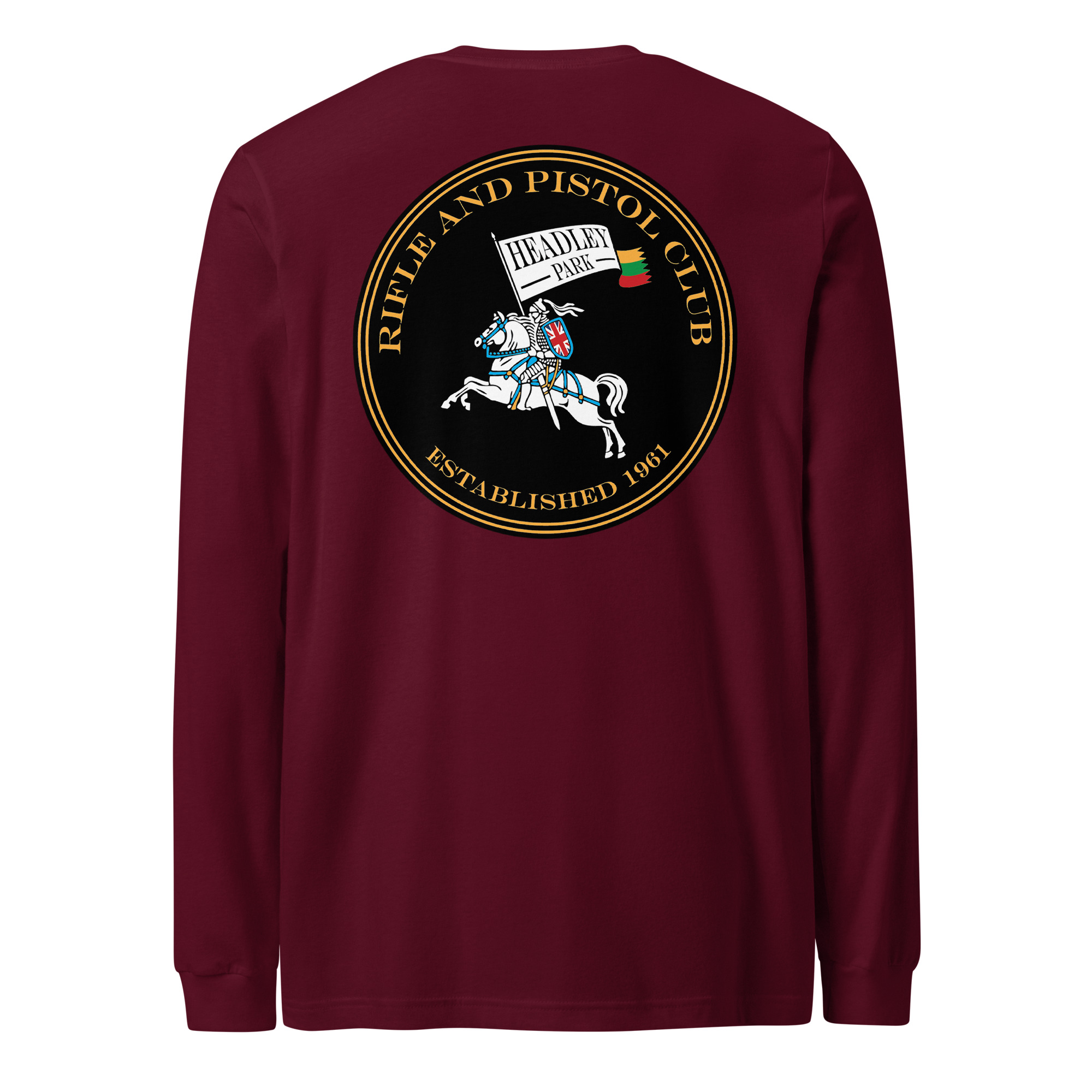 Headley Park Shooters Unisex Long Sleeve Tee (With Back Print Logo) - Image 8