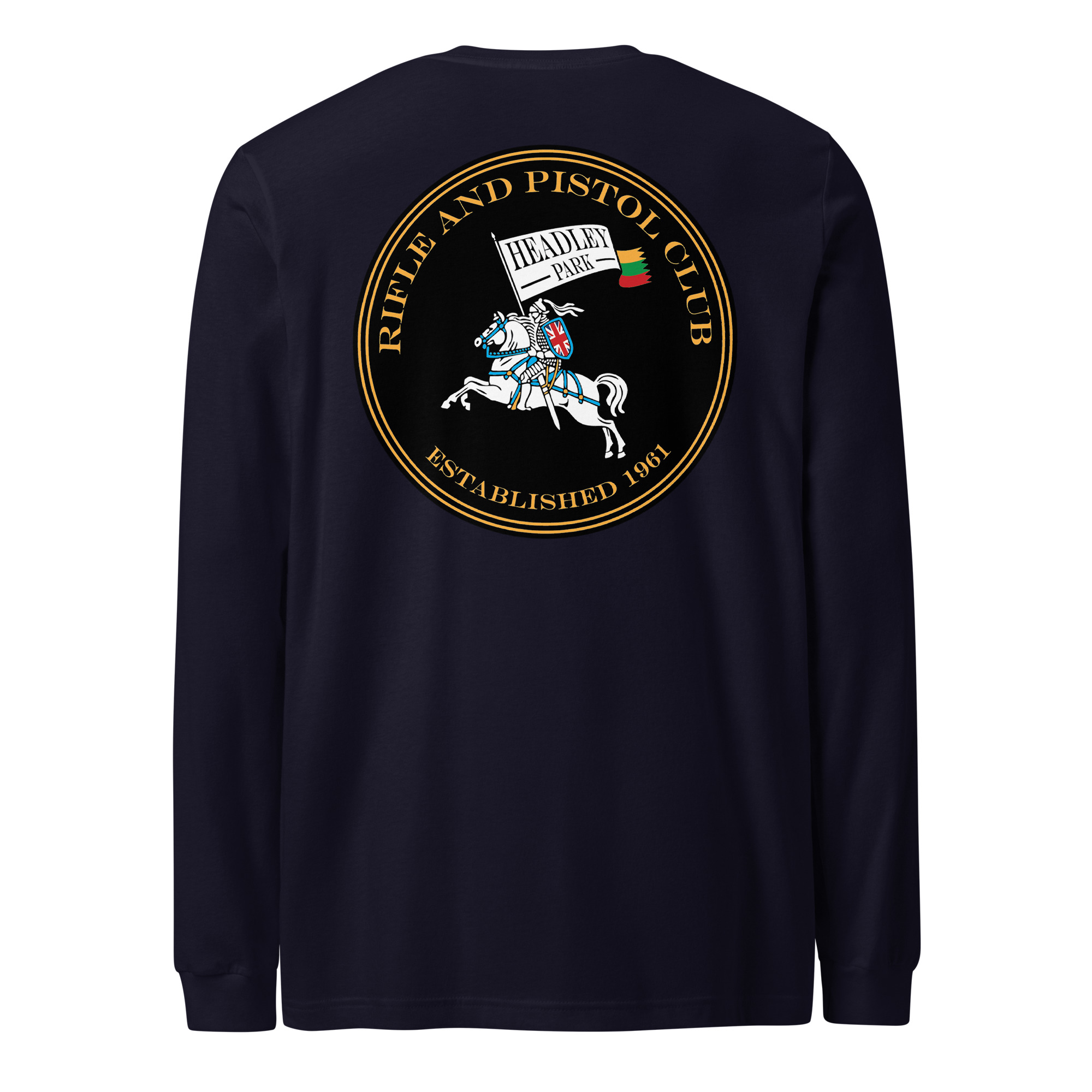 Headley Park Shooters Unisex Long Sleeve Tee (With Back Print Logo) - Image 9