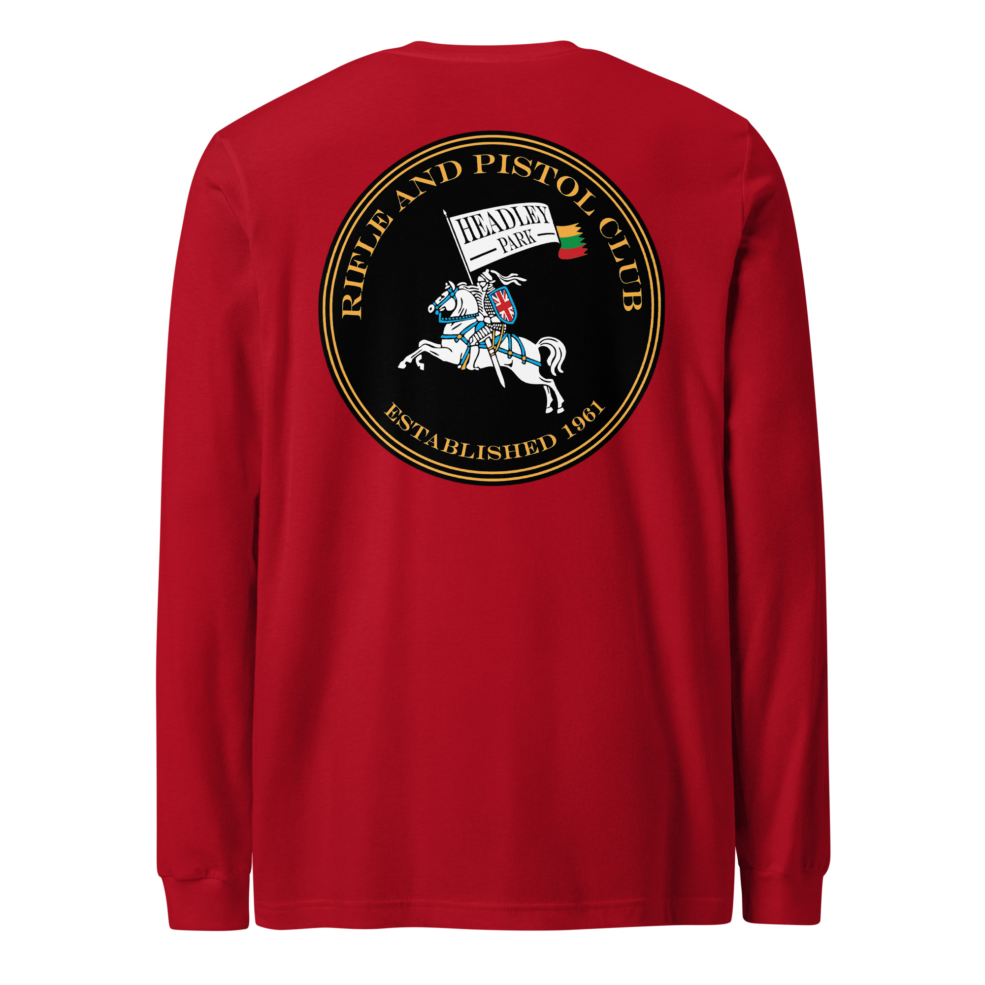 Headley Park Shooters Unisex Long Sleeve Tee (With Back Print Logo) - Image 7