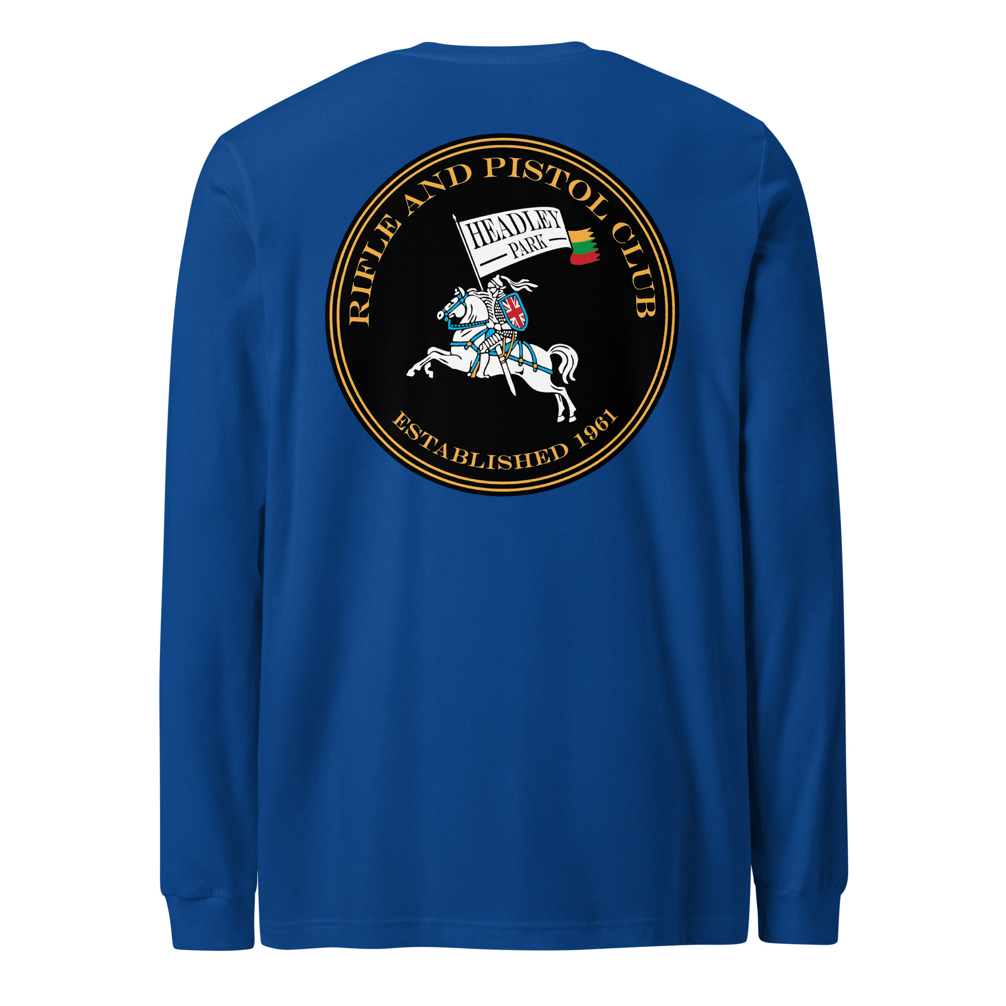 Headley Park Shooters Unisex Long Sleeve Tee (With Back Print Logo) - Image 4