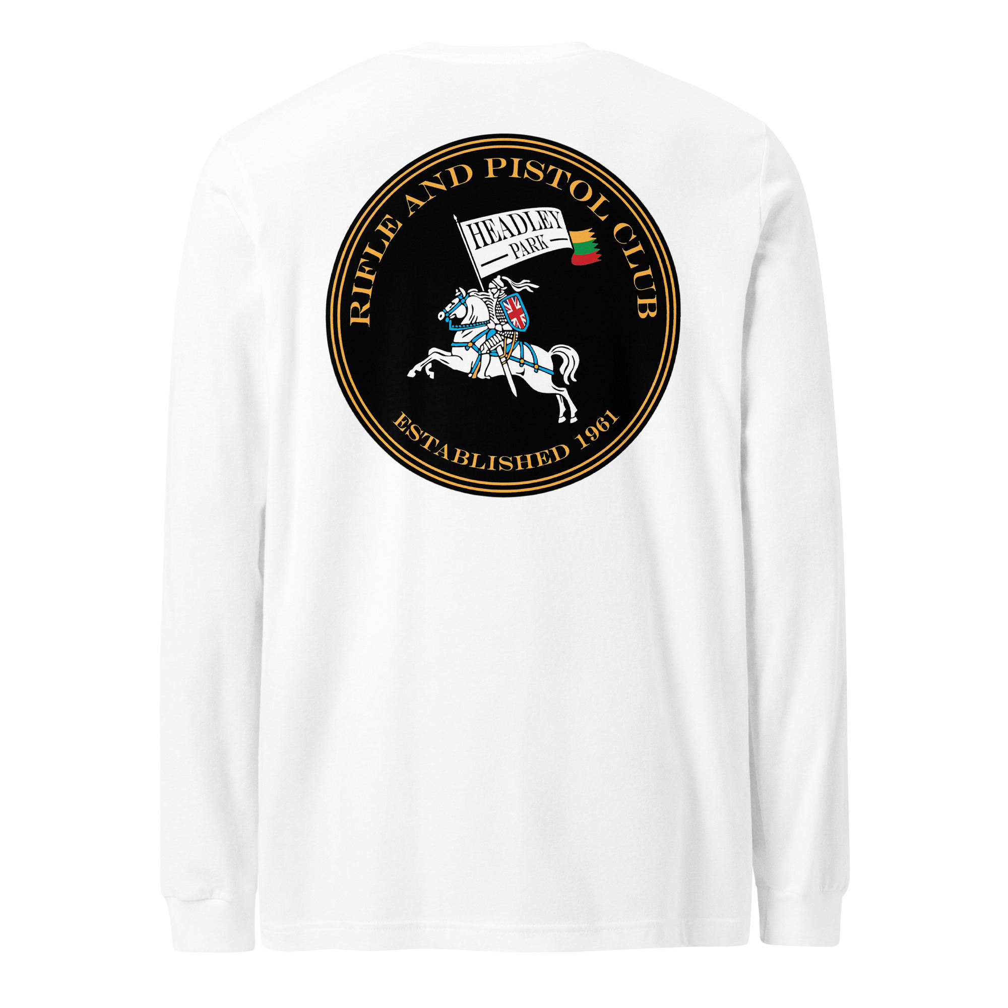 Headley Park Shooters Unisex Long Sleeve Tee (With Back Print Logo) - Image 15
