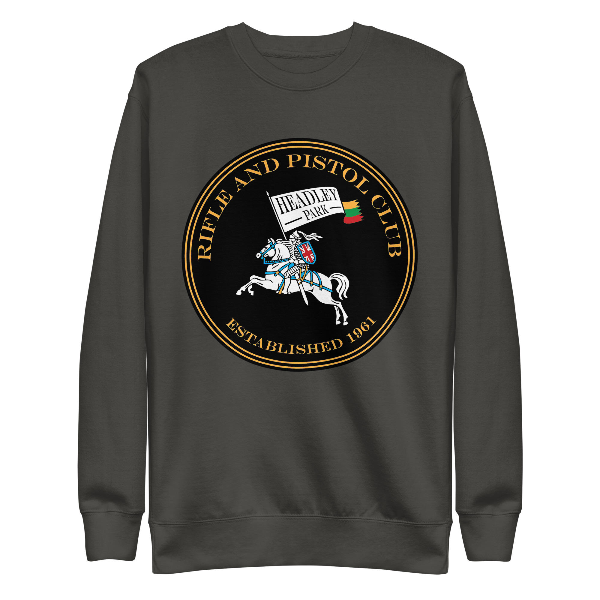 Headley Park Shooters Unisex Premium Sweatshirt (With Front Print Logo) - Image 3