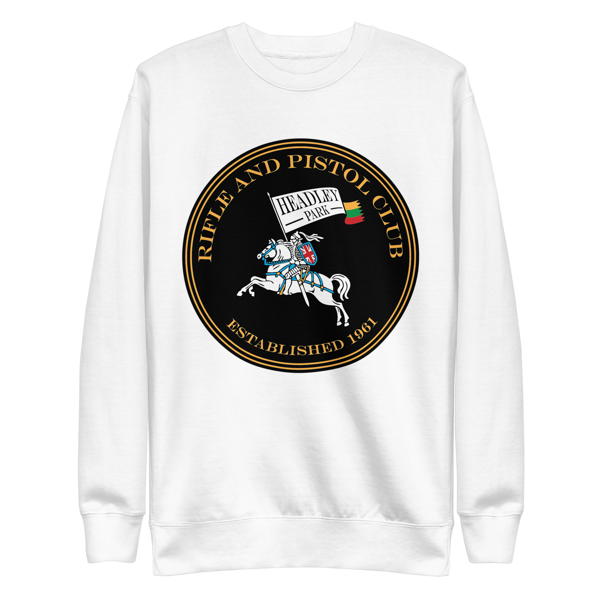 Headley Park Shooters Unisex Premium Sweatshirt (With Front Print Logo) - Image 2