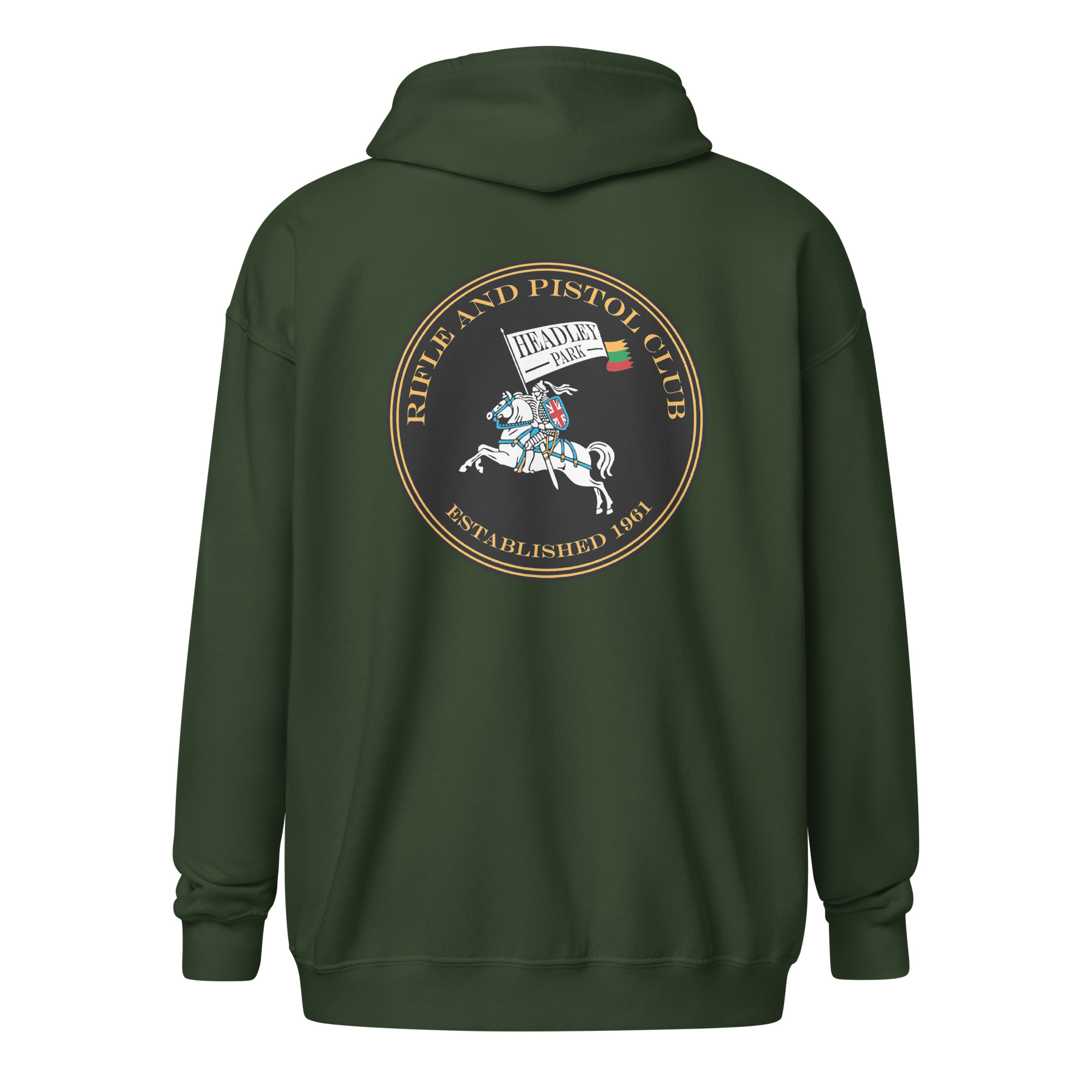 Headley Park RPC Unisex heavy blend zip hoodie ( with Back print) - Image 6