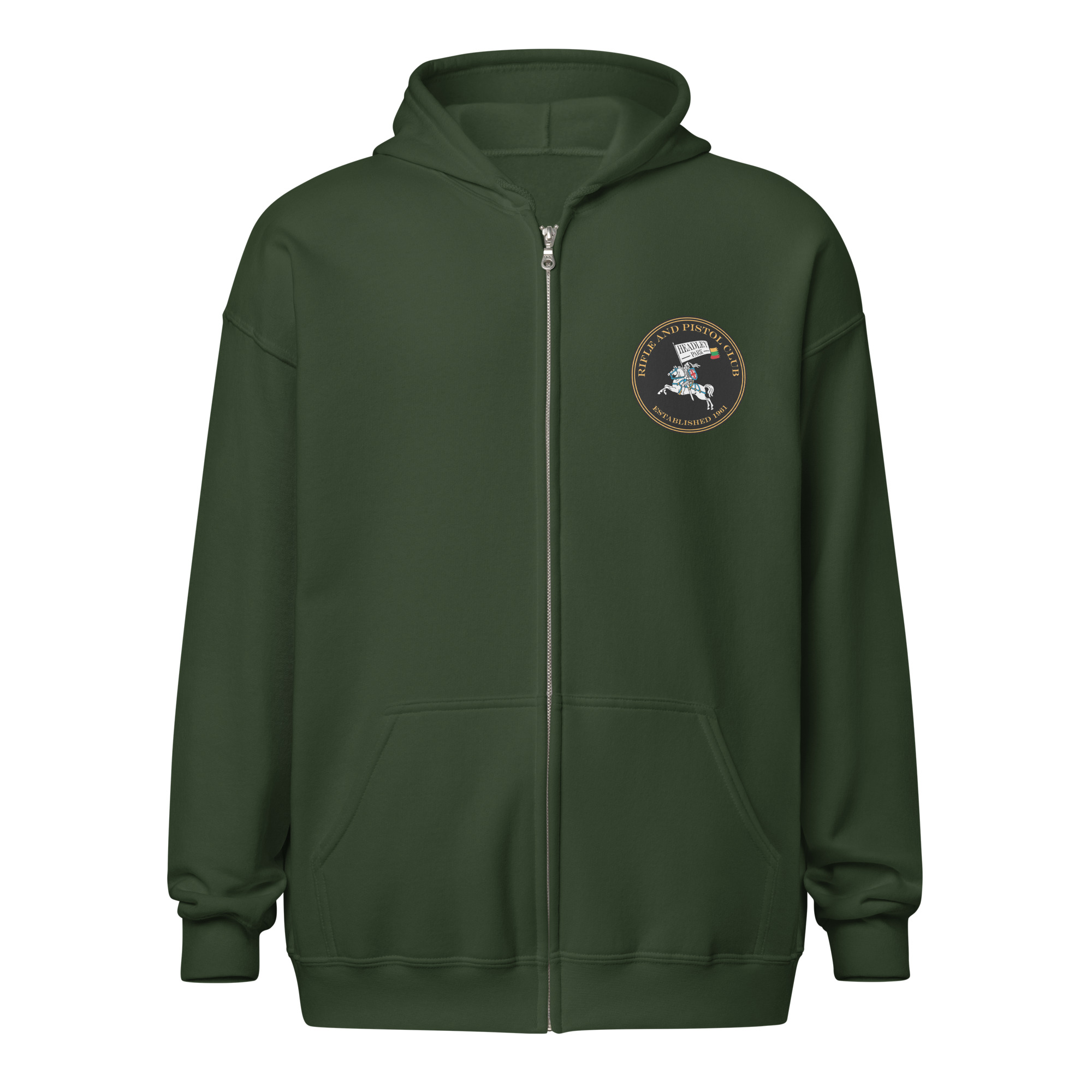 Headley Park RPC Unisex heavy blend zip hoodie ( with Back print)