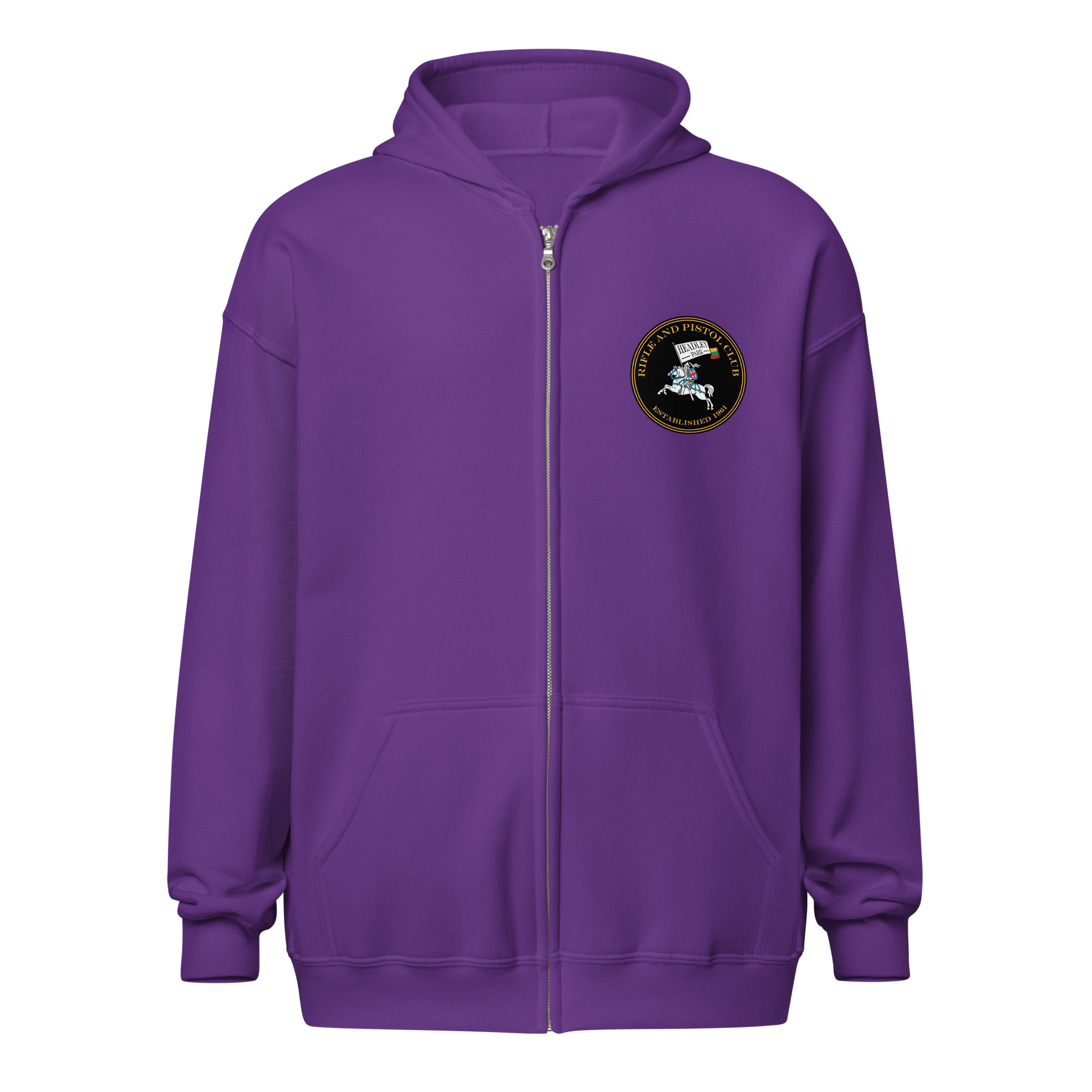 Headley Park RPC Unisex heavy blend zip hoodie ( with Back print) - Image 9